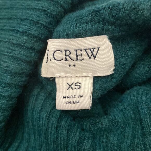 Emerald Green J Crew Turtleneck Sweater Dress - Picture 3 of 4
